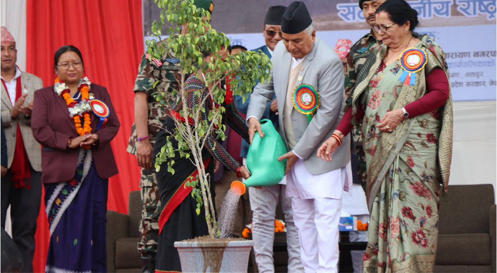 जनताले चाहेको तीव्र विकासको आकांक्षा पूरा गर्ने दायित्व सरकारकाे हाे : राष्ट्रपति पौडेल